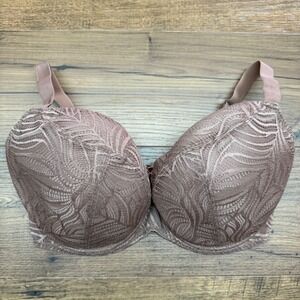 Flirtelle Women 36K Isla Padded Balcony Bra Praline Brown Neutral Busty Curvy